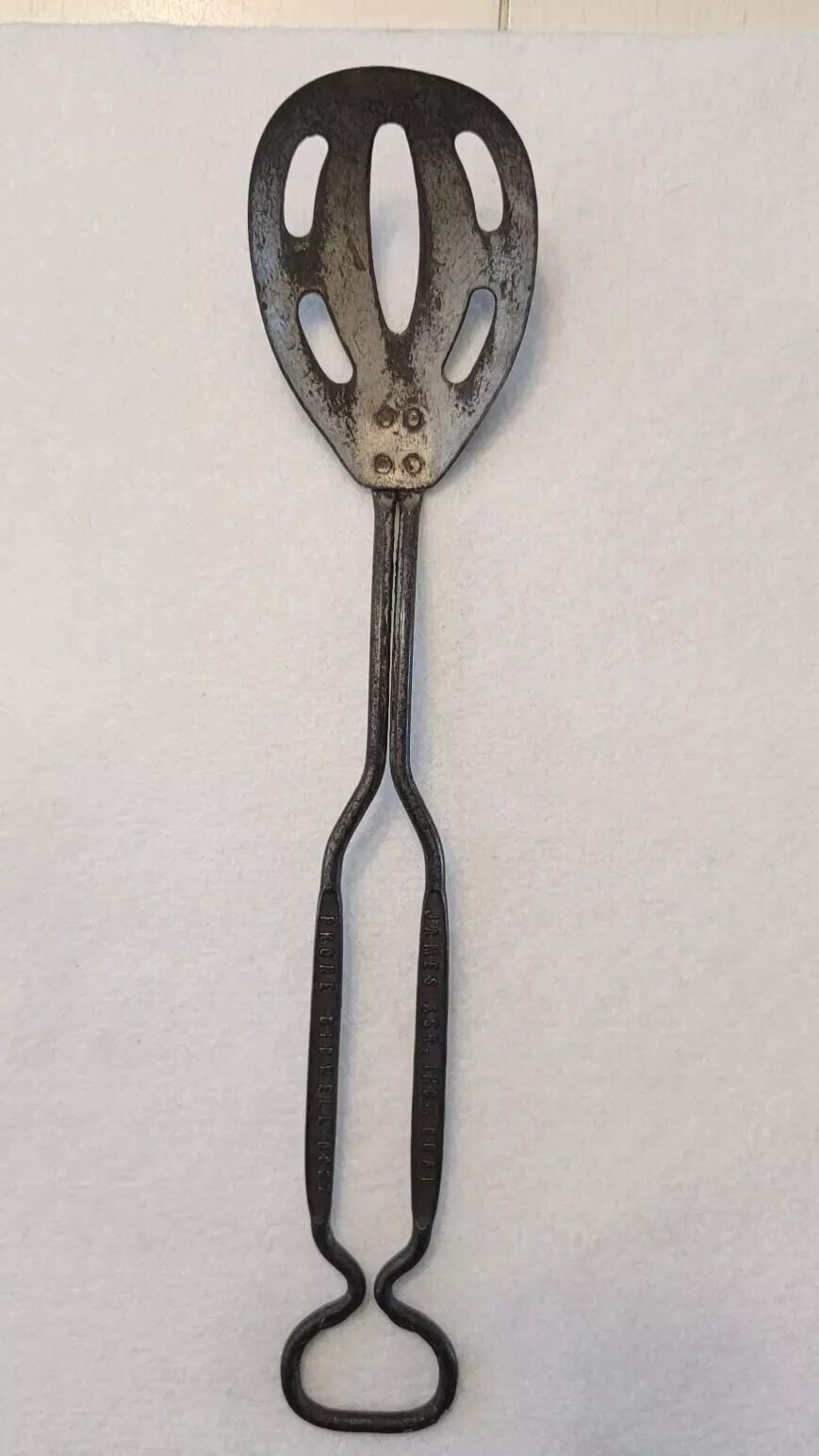 Antique 1914 Advertising Spoon / Bottle Opener - Wm. F. Burhenn Plumbing Heating