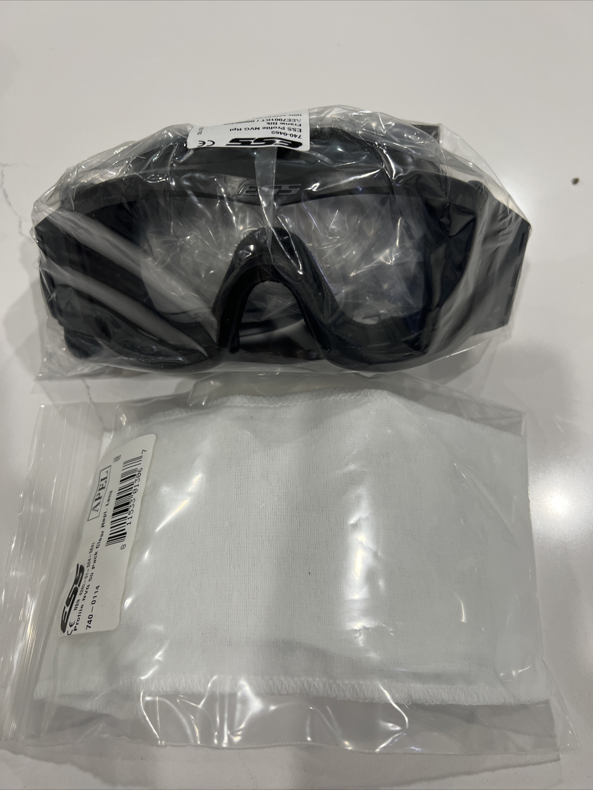 ESS Profile NVG Ballistic Goggles Black Replacement Frame & Clear Lens