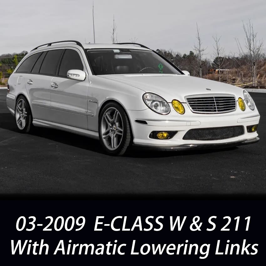 MERCEDES BENZ E CLASS ADJUSTABLE LOWERING LINKS SUSPENSION KIT W211 E55 E63 E500