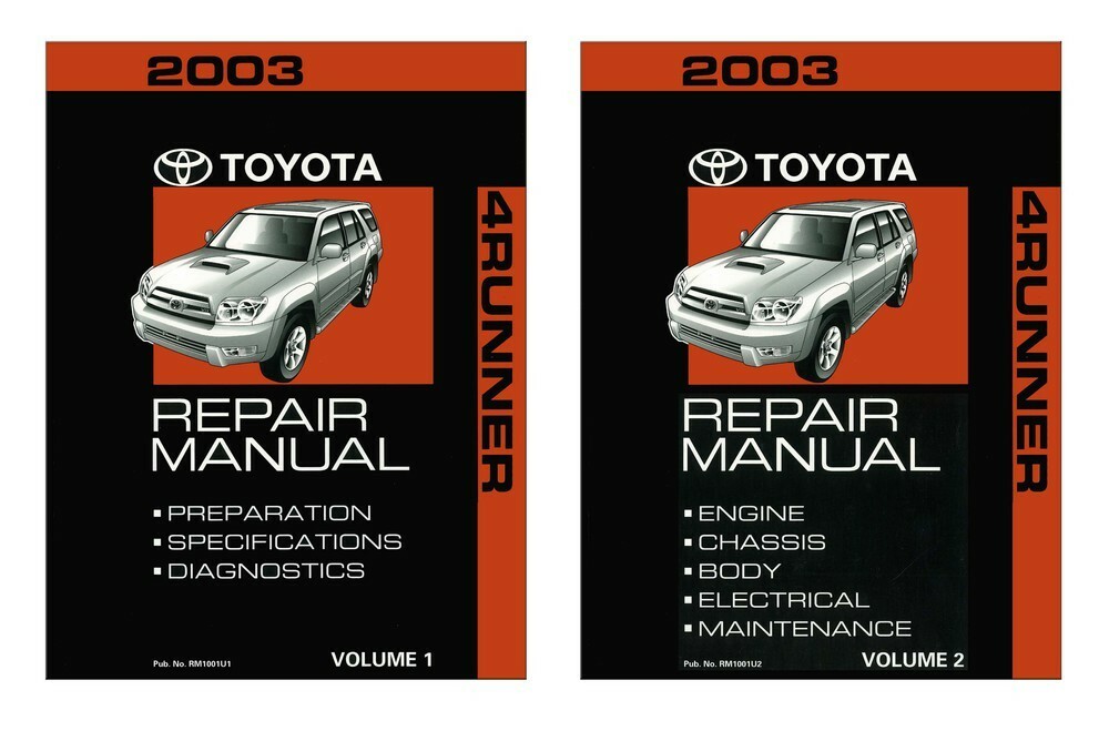 2003 Toyota 4-Runner Factory Shop Service Manual