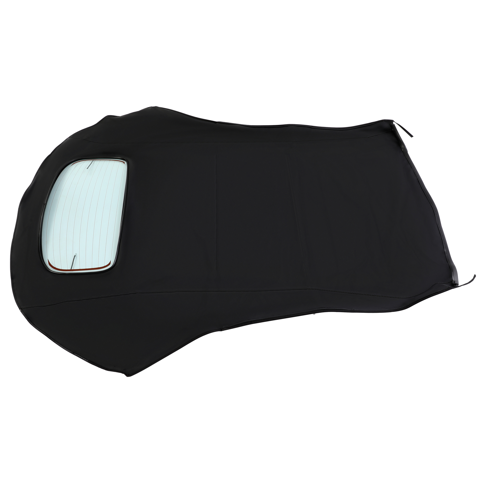 Black Convertible Soft Top Clear Heated Glass Window For Volkswagen Beetle 03-10