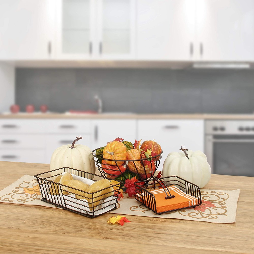 Wright Bread Basket, Kitchen Design for Breads, Roll, Muffin, Pastries & Bake...