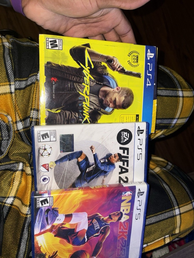 PlayStation 5 Console Bundle with Controller, Controller Doc,Cyberpunk 2077 etc