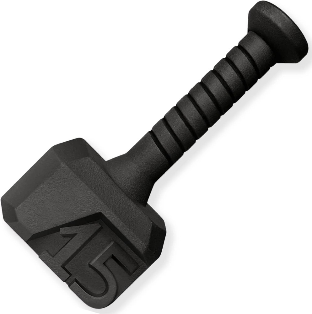 Advanced 15lb Hammer Kettlebell - Solid Cast Iron, Non-Slip Grip,