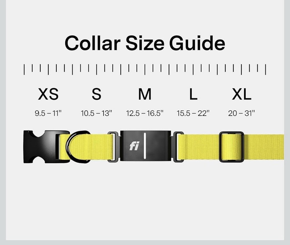 Fi GPS Waterproof Bluetooth Yellow Dog Collar Tracker Device for iOS Android