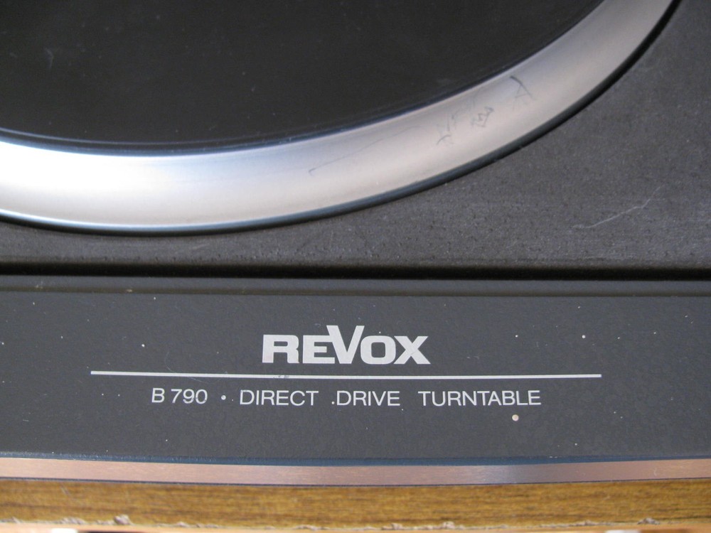 Studer Revox B790 Professional Direct Drive Linear Tracking Turntable Works