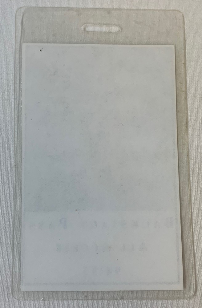 1994/95 laminated backstage pass ~ OVERTURE