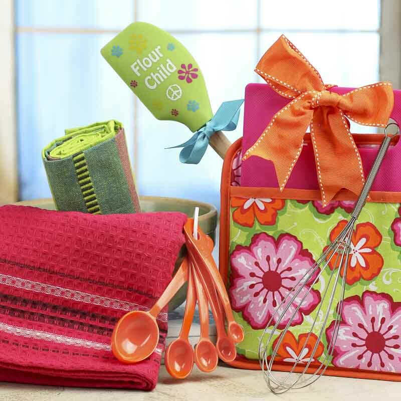 Factory Direct Craft Floral Potholder Kitchen Deluxe Gift Set