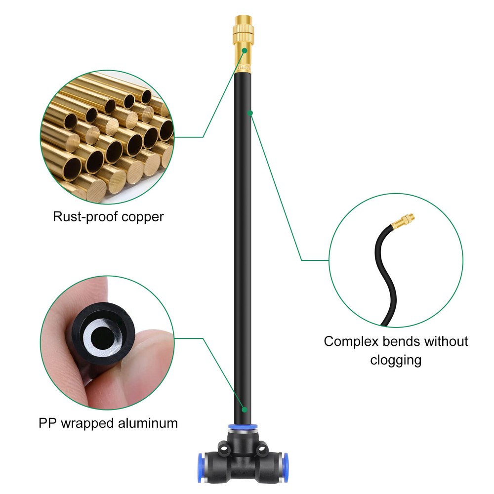 5/10pcs Automatic Drip Irrigation System, 360° Bendable Drip Irrigation Kit