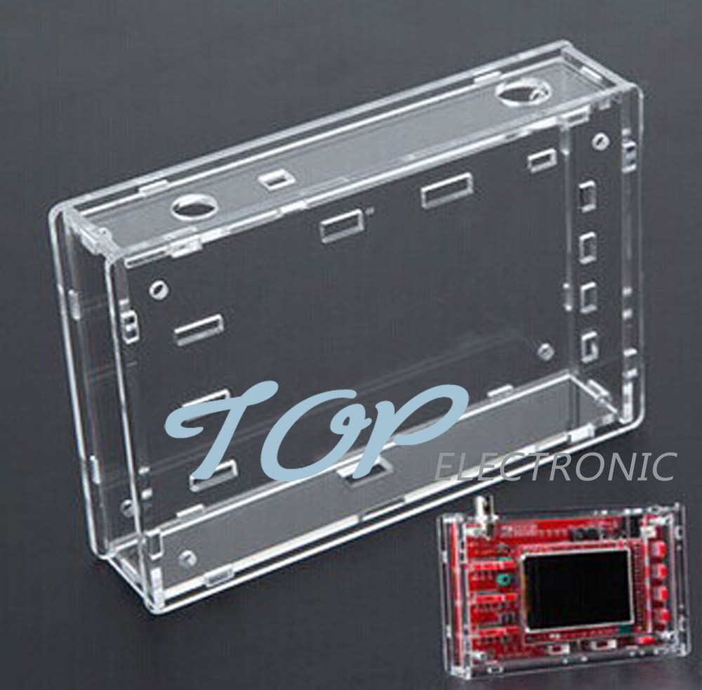 Clear Acrylic Case Shell housing for DSO138 2.4" TFT Digital Oscilloscope