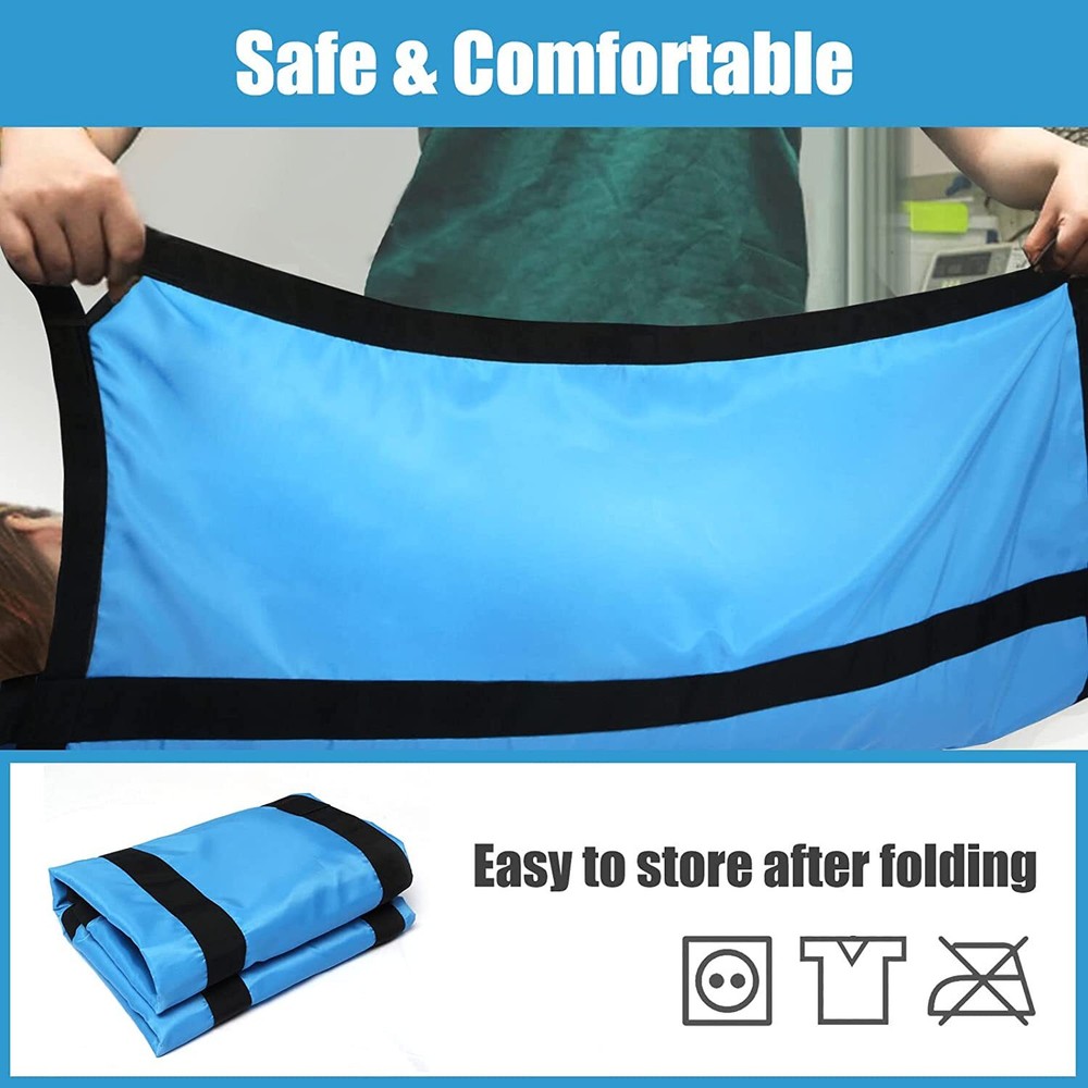 48"x40"Positioning Bed Pad with Reinforced Handles Multipurpose Transfer Sheets