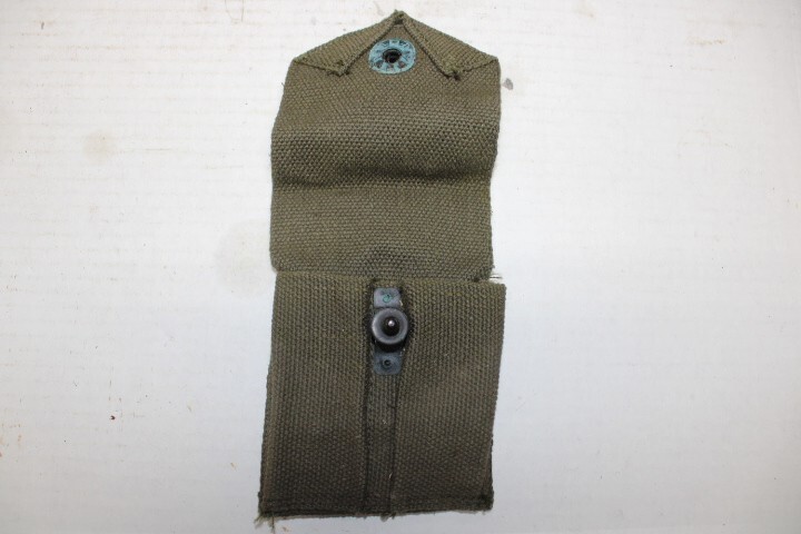 US Military Issue Vietnam Era 1911 Canvas Magazine Pouch NOS