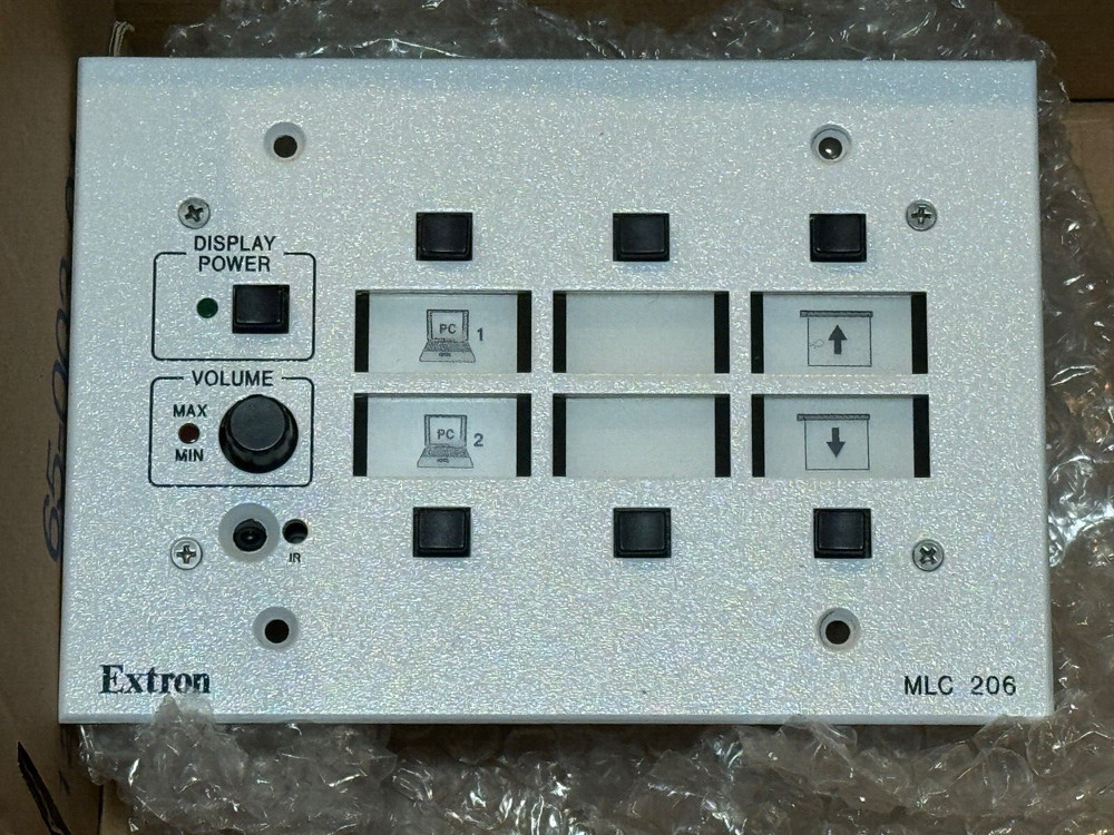 Extron MLC 206 White Media Link Controller 60-385-03 w/ Software & Power Supply