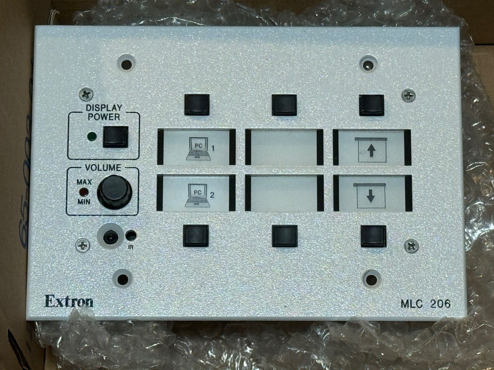 Extron MLC 206 White Media Link Controller 60-385-03 w/ Software & Power Supply