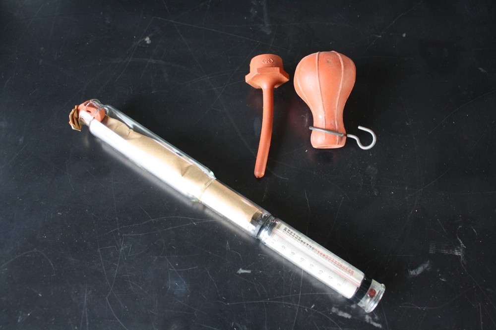 General Electric Temperature Correcting Hydrometer vintage
