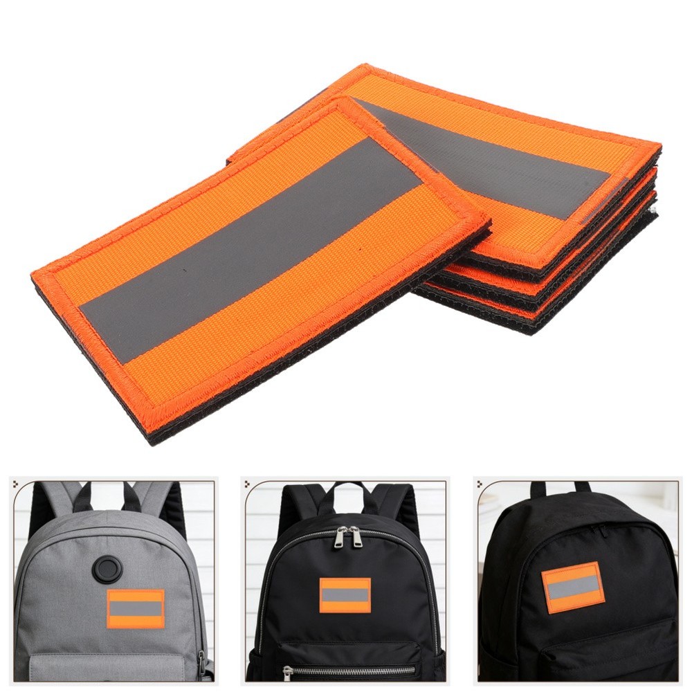 4 Pcs Outdoor Backpack Patch Rain Jackets Reflective Clothes Patches