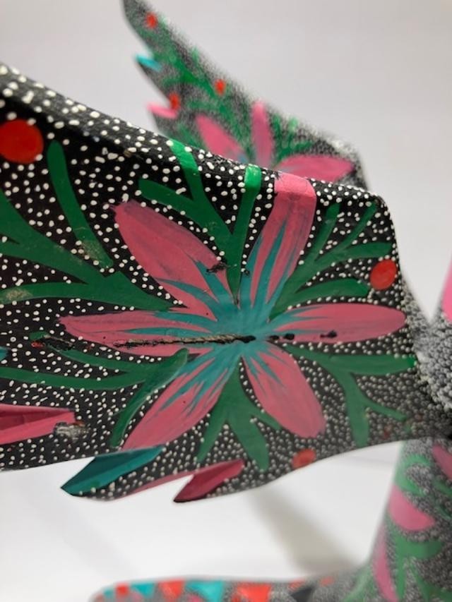 DRAGON Standing Hand Carved Oaxacan Folk Art Oaxaca Mexico