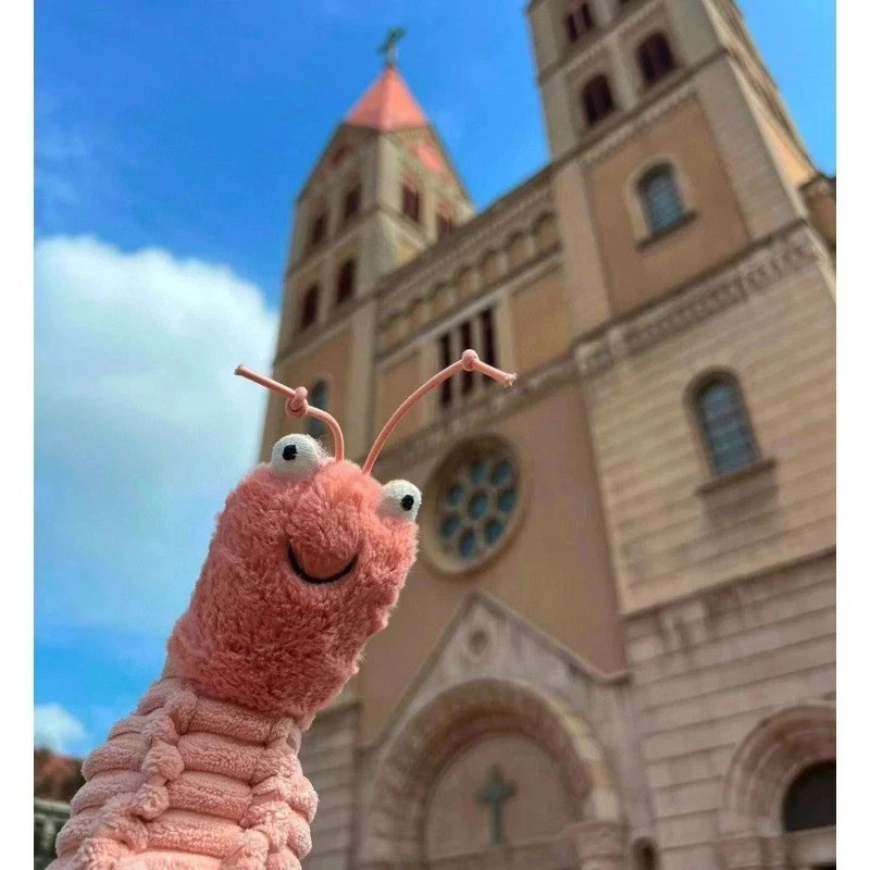 Jellycat SHELDON SHRIMP Soft Plush Toy Cute Stuffed Ocean Animal Doll Best Gift