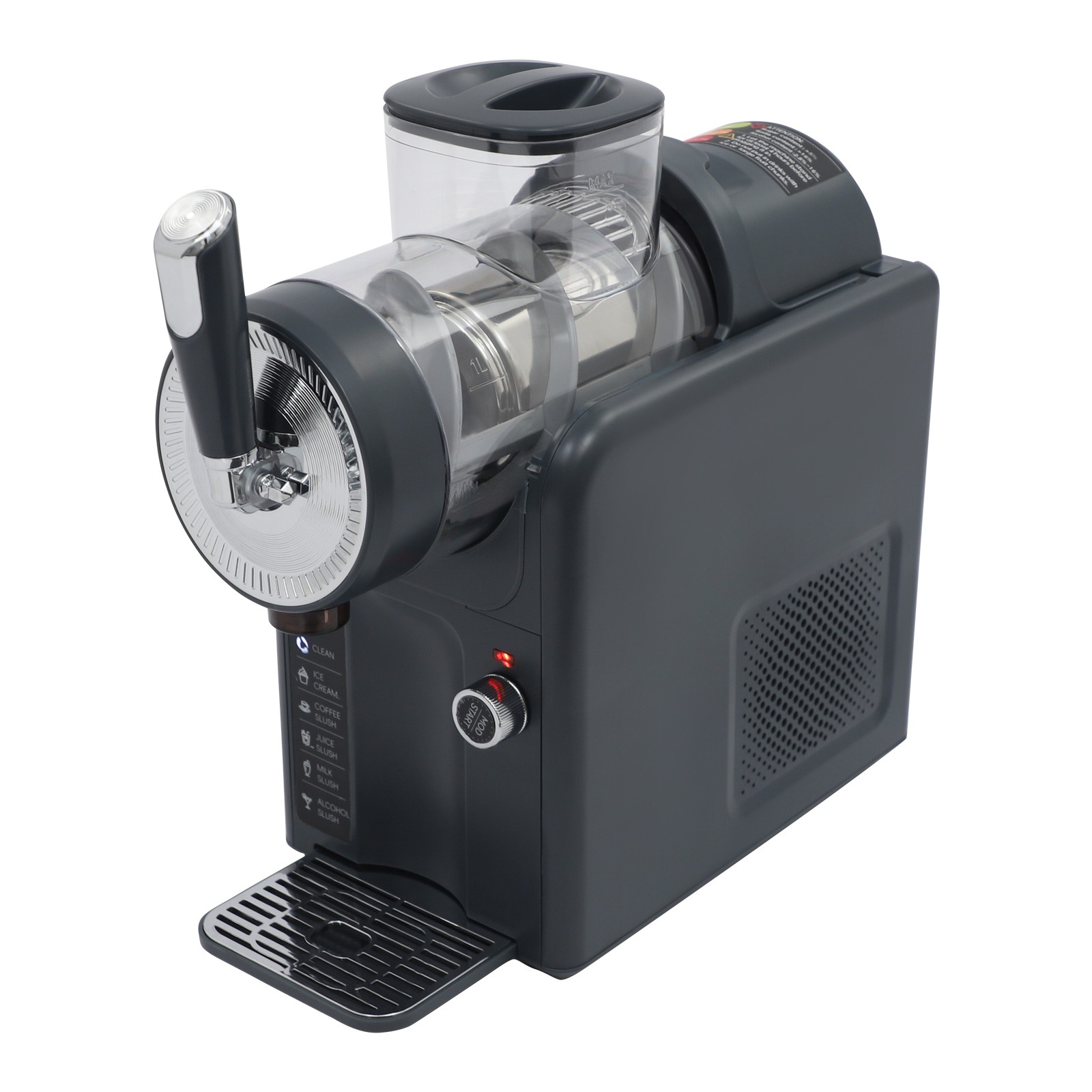 Frozen Drink Machine Tabletop Electric Shaved Ice Machine 185W 1.8L/0.48 Gallon