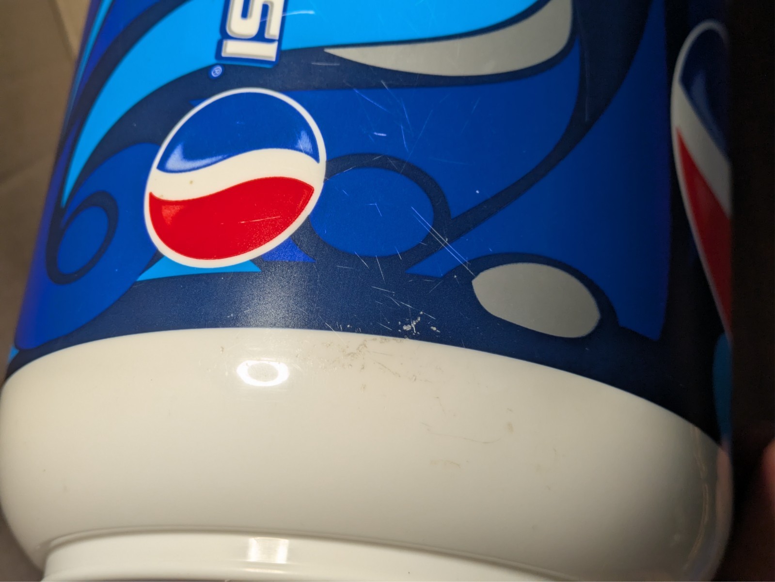 Pepsi 64 oz. Insulated Mug Jug Whirley USA Jumbo with Lid Blue Travel Cup Logo