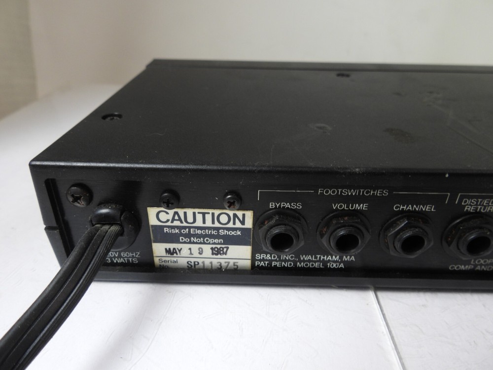 Vintage Rockman Sustainor Model 100 Effects Processor Tom Scholz SR&D
