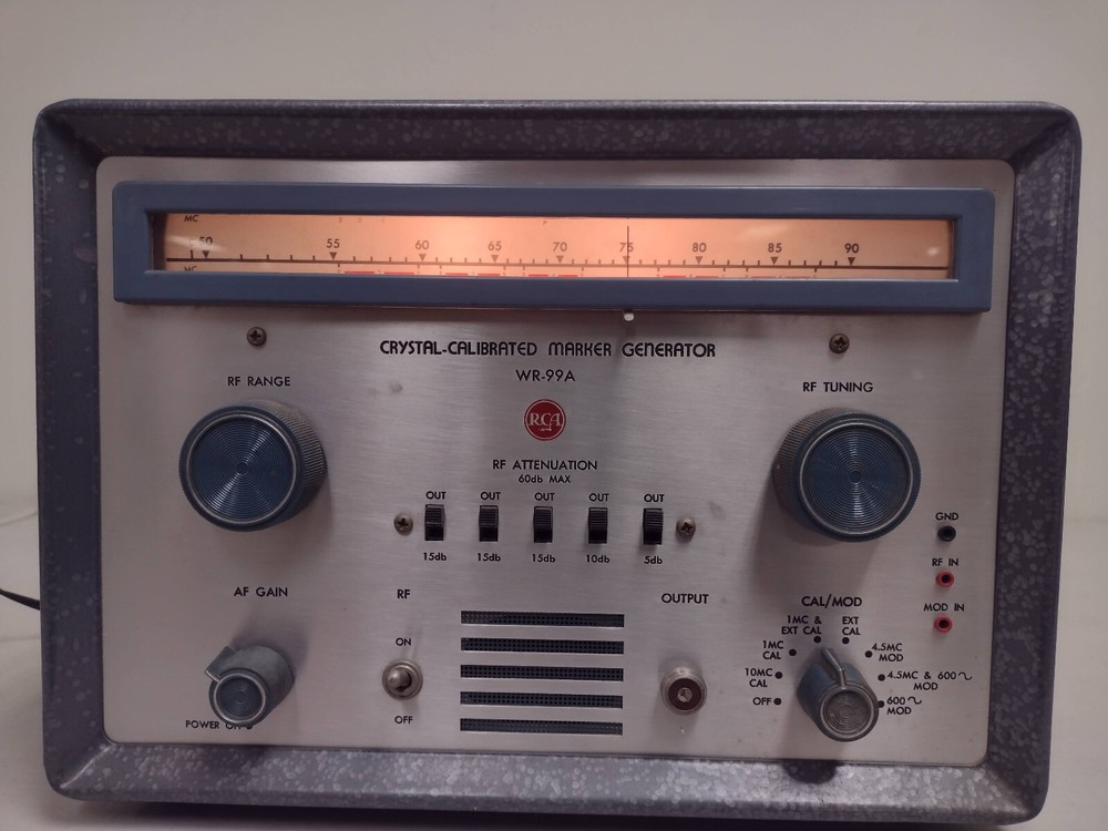 RCA Crystal-Calibrated Marker Generator WR-99A - Used, Untested