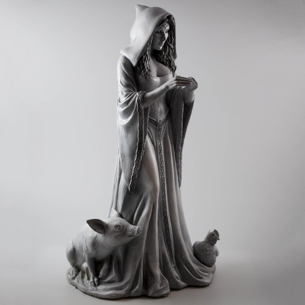 Cerridwen - Hand cast statue