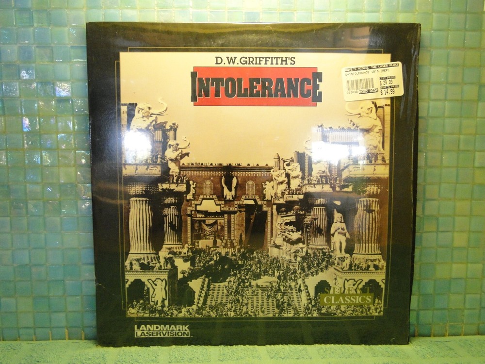 Intolerance Laserdisc -EXTRA LDs SHIP FREE