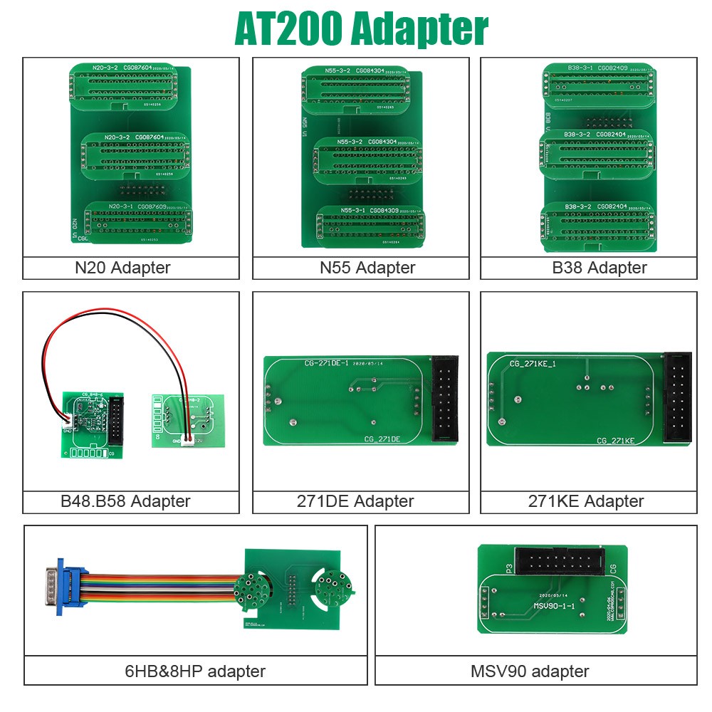 AT200 FC200 Adapters Set No Need Disassembly With 6HP&8HP/MSV90/N55/N20/B48/B58