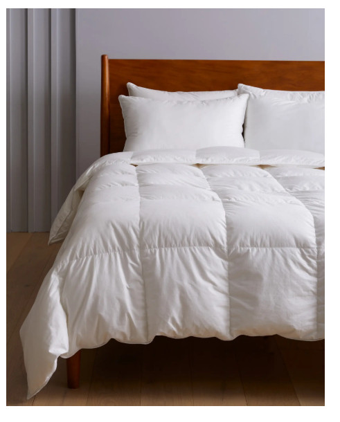 NWT QUINCE PREMIUM DUCK DOWN COMFORTER KING / CAL KING INSERT LIGHTWEIGHT