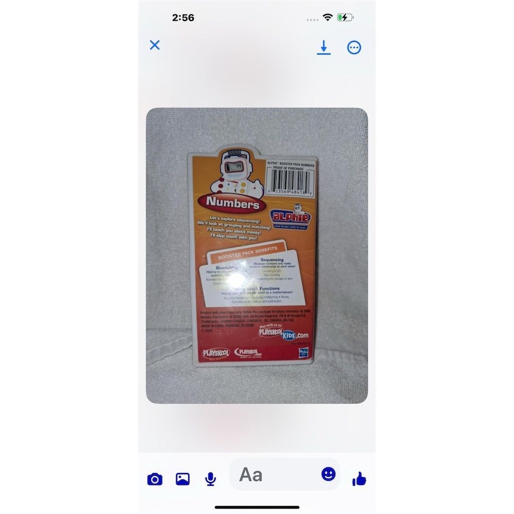 Playskool Alphie Booster Pack - Numbers for Ages 3+
