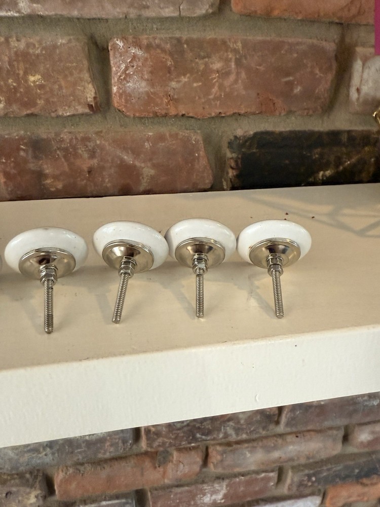 10x Marvel Spiderman White Ceramic Child Cabinet Dresser Knobs - Theme Room