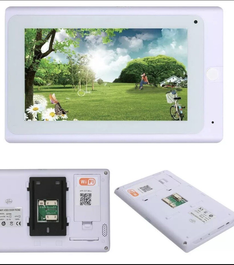 7” WiFi Visual Intercom Doorbell