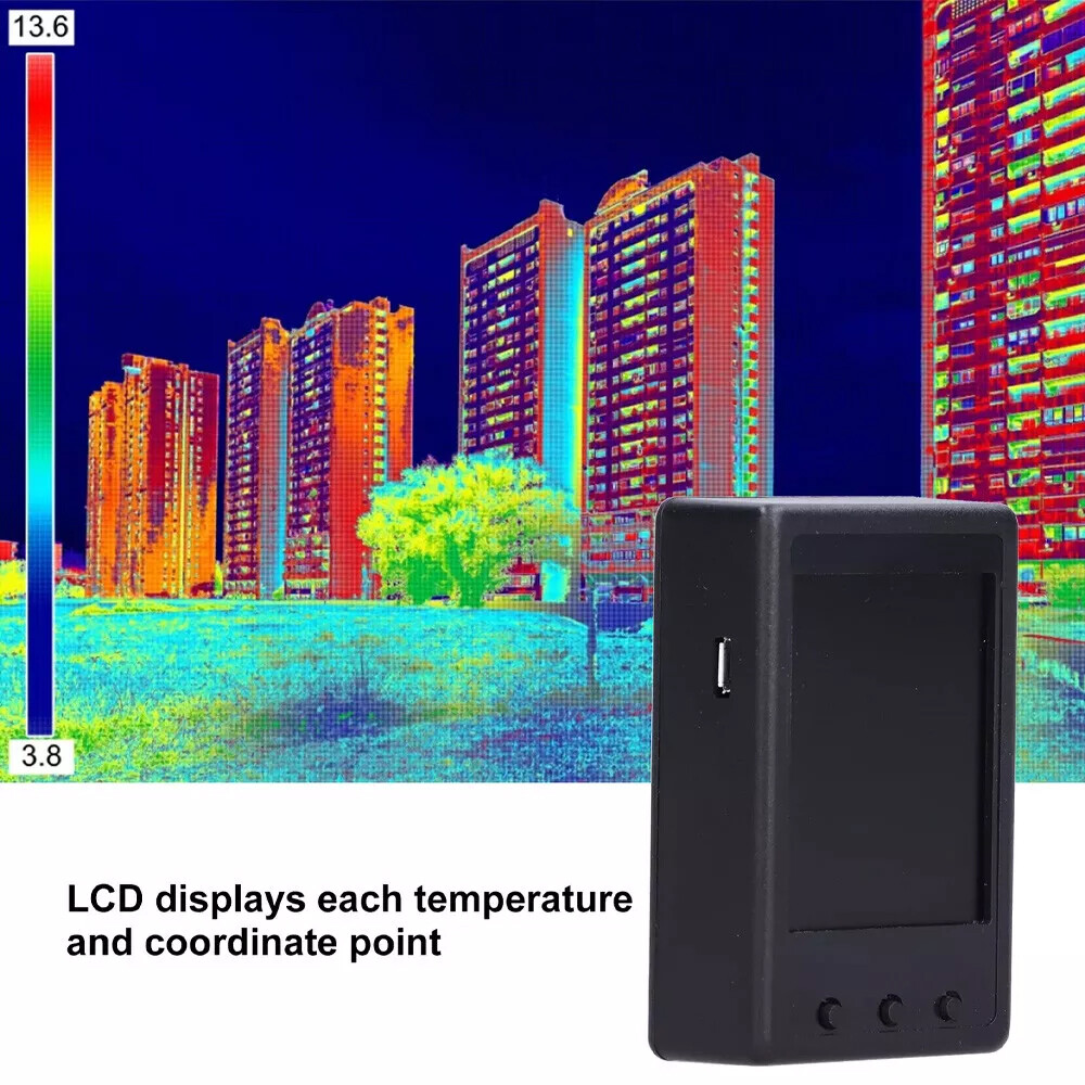 Handheld 2.4" LCD Infrared Imaging Camera Thermal Imager Temperature Detector