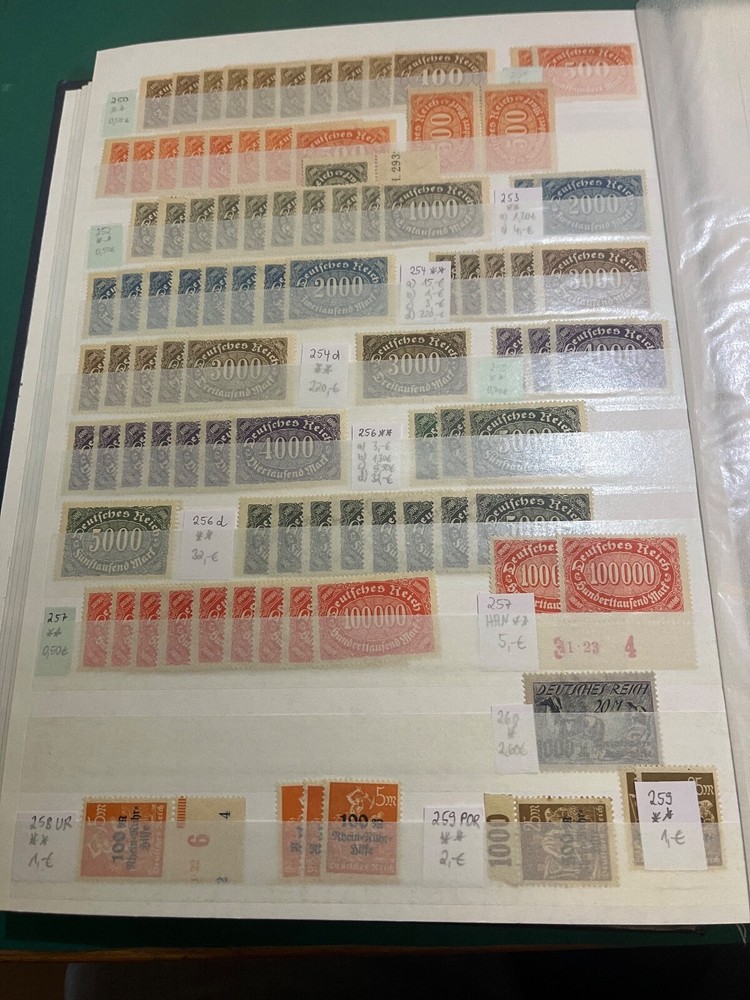 50 different DR mint or with fold, + a certified stamp!!!