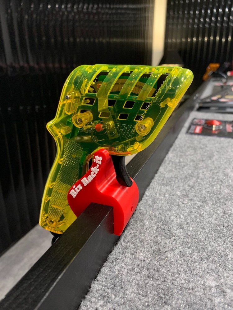 Rix Rack-it Slot car controller holder (Red U mount)