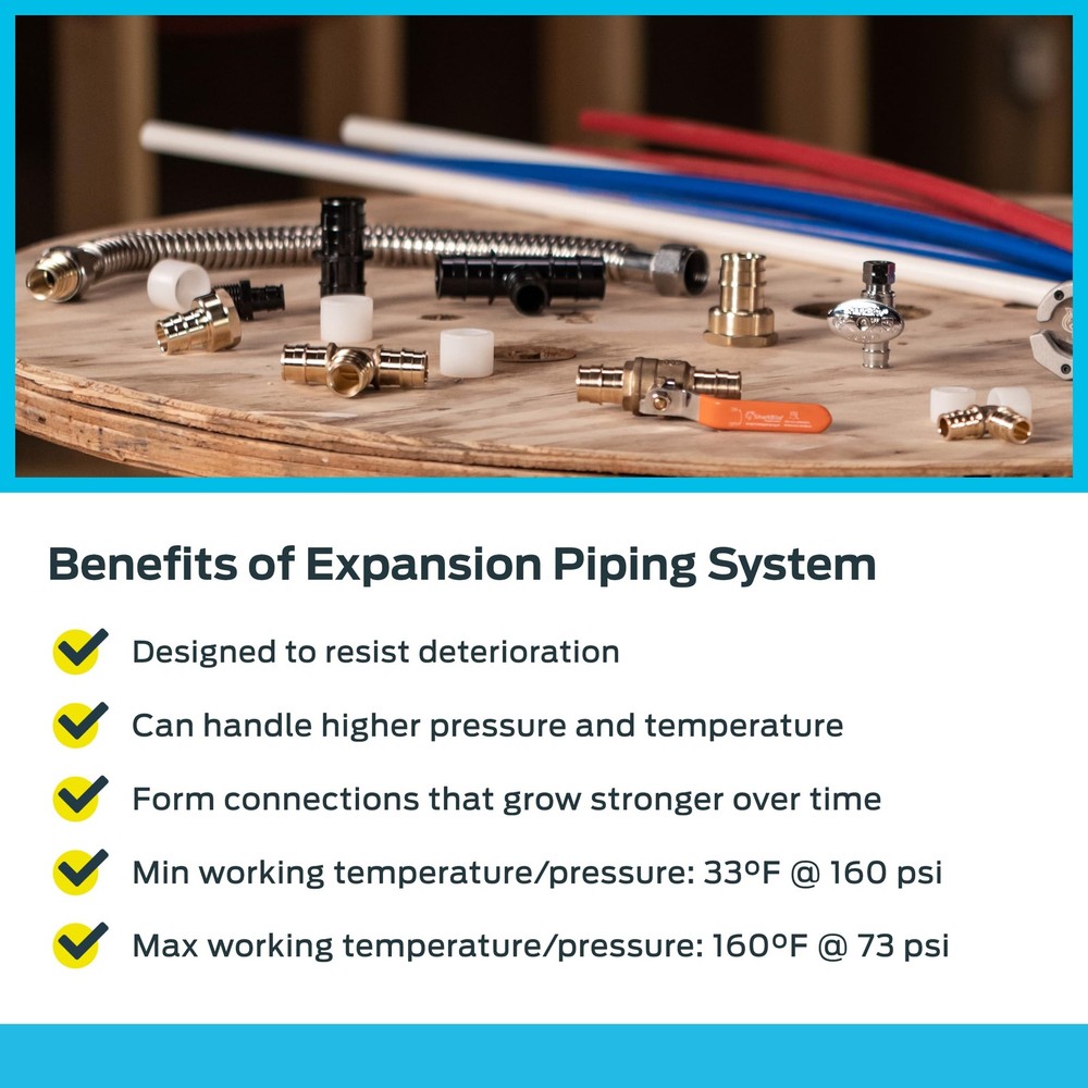 Poly Expansion 90 Degree Coupling for PEX-A Pipe Plumbing Fitting 0.75 In