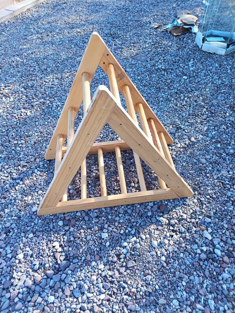 Wooden Pikler Triangle Climbing Frame