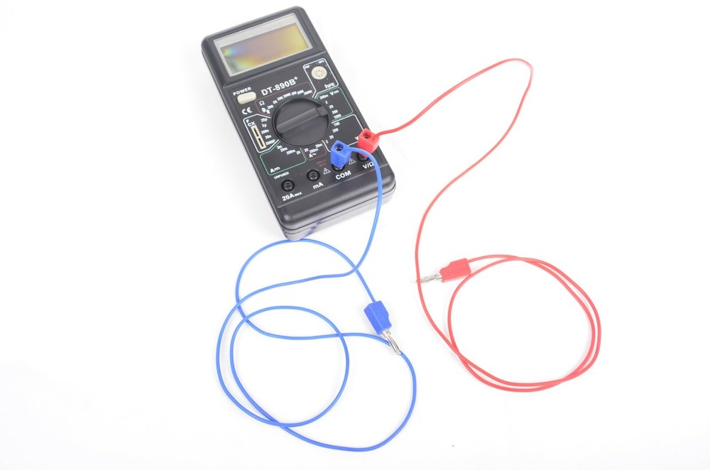 Multimeter Test Lead Probe Wire Cable Sets and Tips (5 sets +10 black tips)