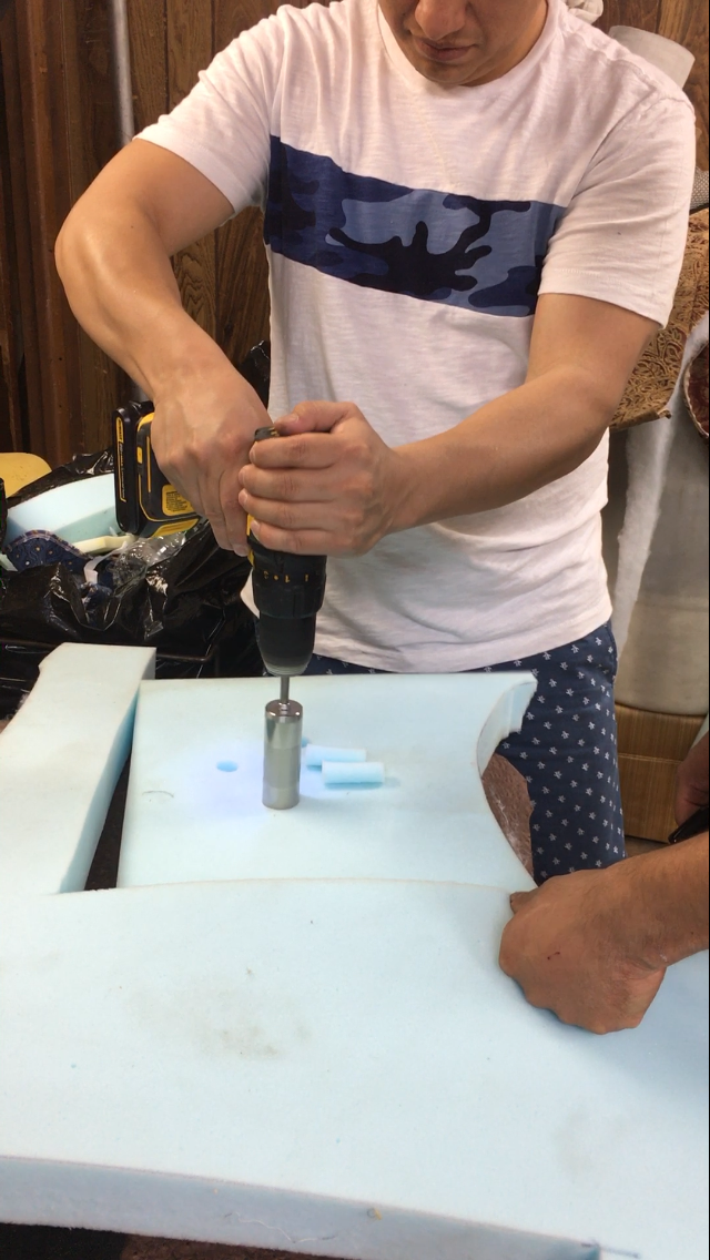 Button Tufting Foam Holes Cutter For Upholstery .Dia 3/4"=18mm