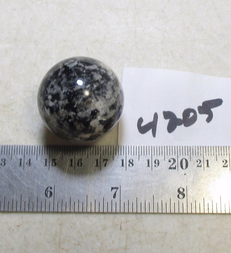 Fluorescent Hackmanite Mont St Hilaire 32mm Sphere 4205