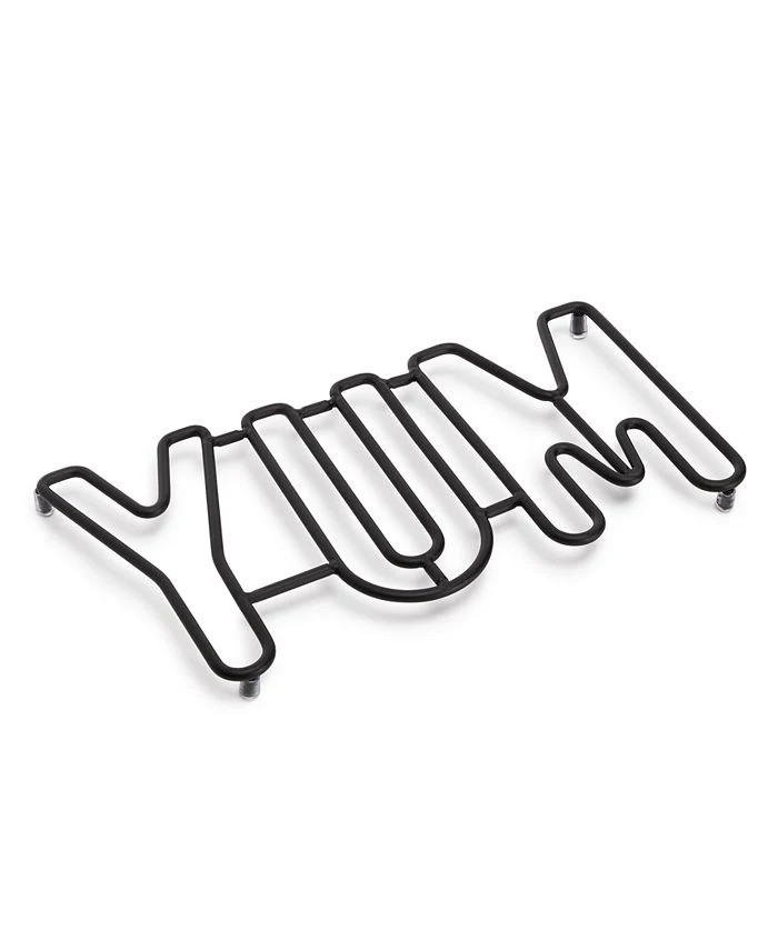 The Cellar "Yum" Black Wire Trivet - Black