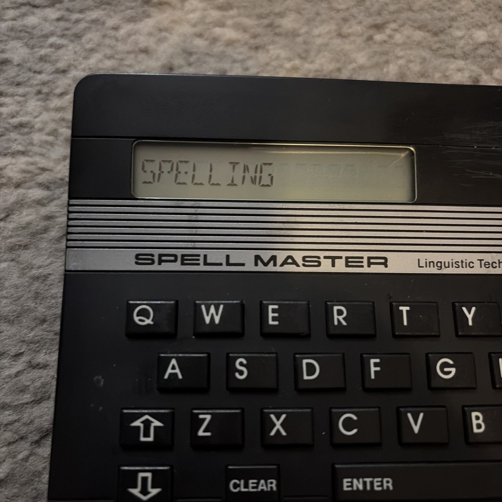 Vintage Franklin Computer SpellMaster Model SA-103, 1988, Tested, Spell Checker