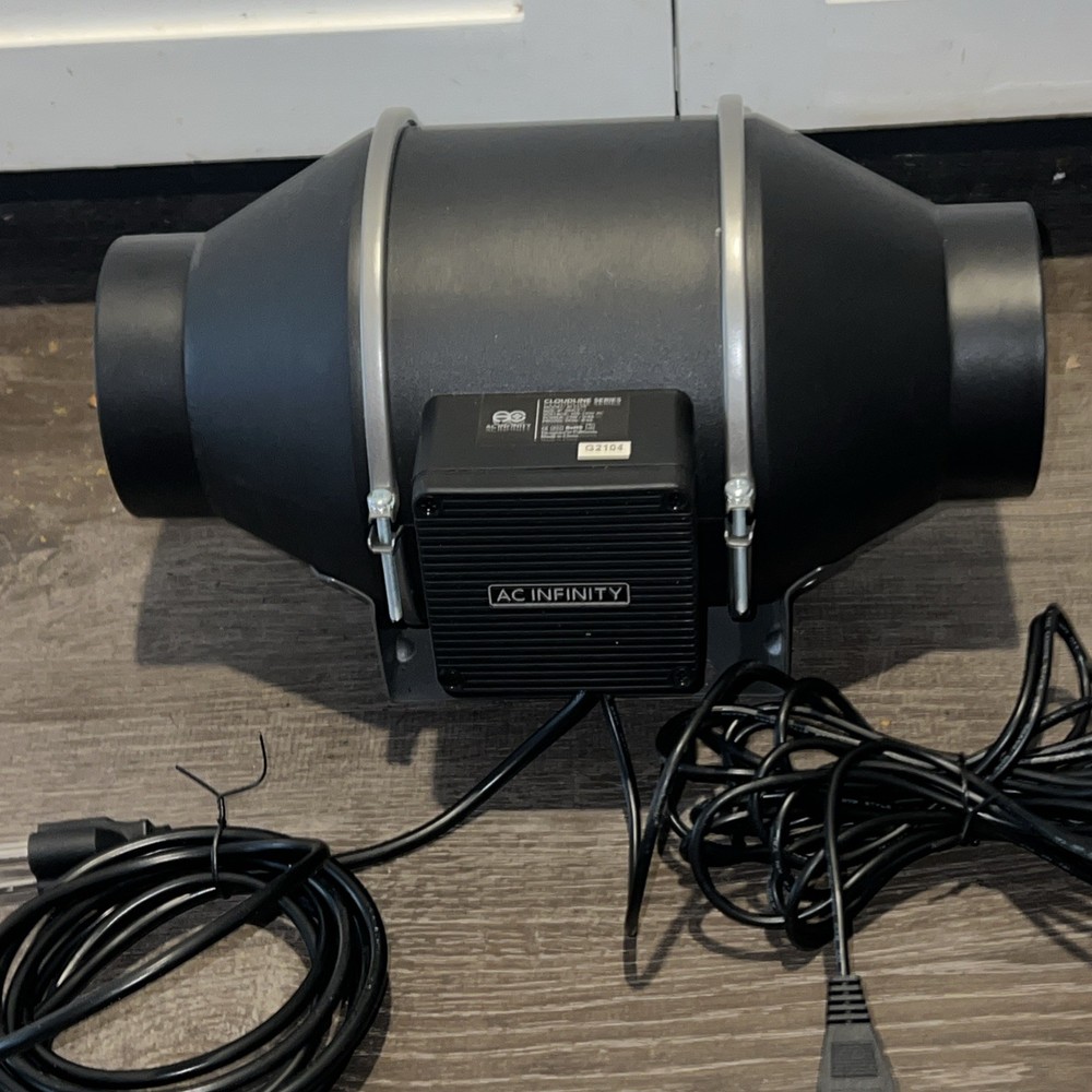 AC Infinity Cloudline Al-ClS4 Comes With Remote + 10 Ft Wire. -Please read Info-