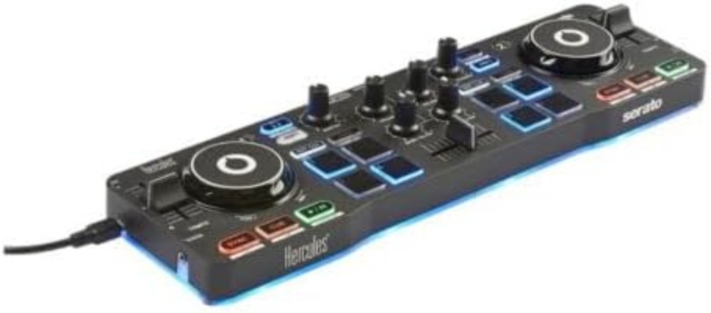 Serato DJ Lite Controller with Touch-Sensitive Jog Wheels