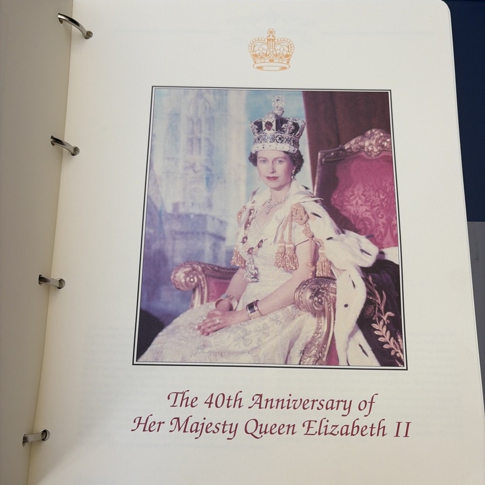 Empty Westminster Stamp Album: The Royal Family