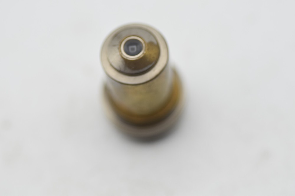 ANTIQUE BRASS MICROSCOPE OBJECTIVE 10.5X