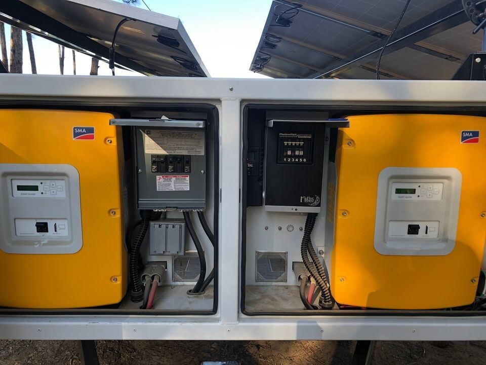 Dc Solar Trailer - Mobile Solar Generator - EXCELLENT Condition - Tested