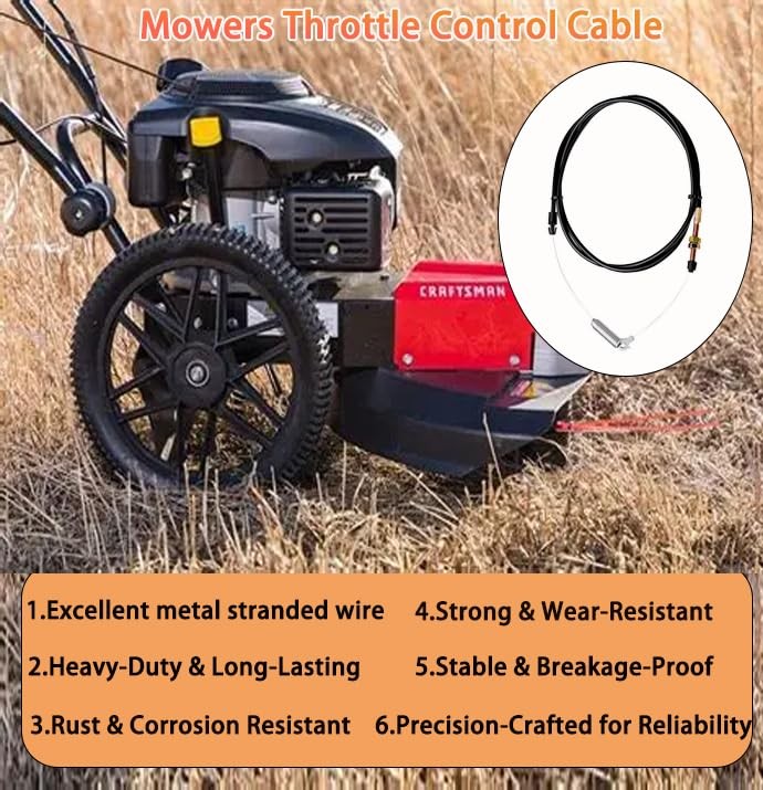 Throttle Cable Mowers Throttle Control Cable Compatible with Ariens & Gravely