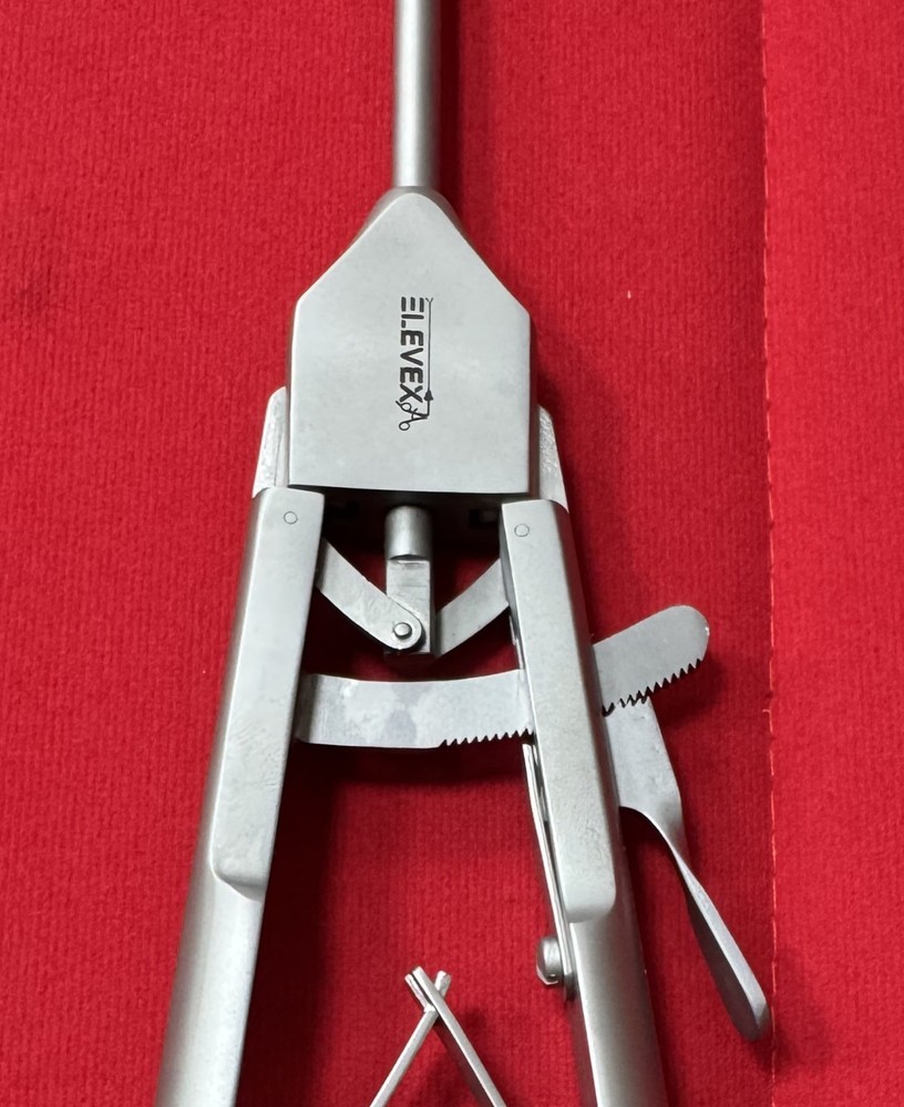 ELEVEXA Laparoscopy 3mm Needle Holder Straight Laparoscopic Variable Length